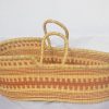 mustard color moses basket baby bed baby cot baby bassinet natural pattern